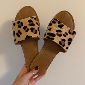 Cheetah sandals from coconuts